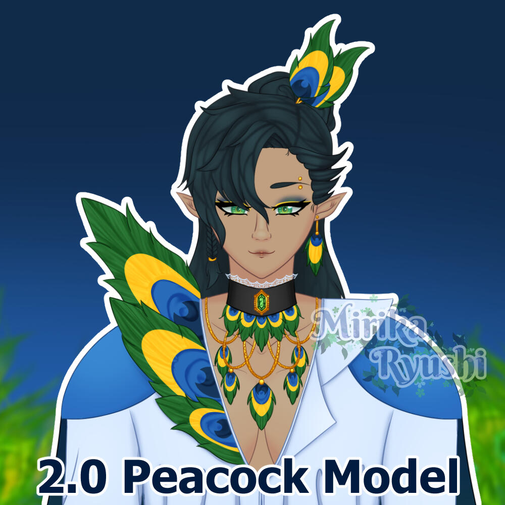 2.0 Peacock Model (Model + Rig)