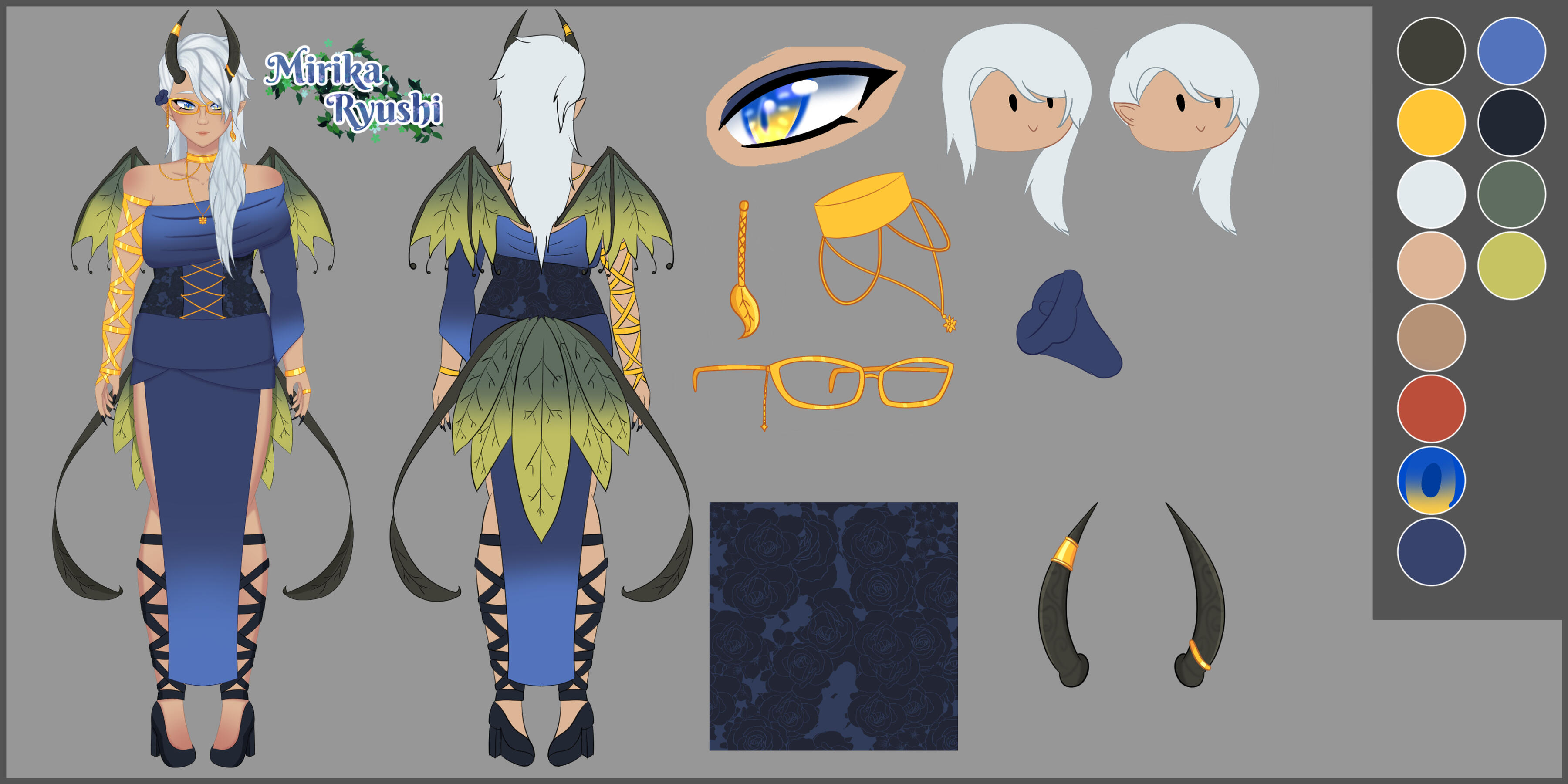 Mirika Ryushi Ref Sheet