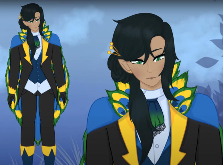 Peacock Model (Model + Rig)