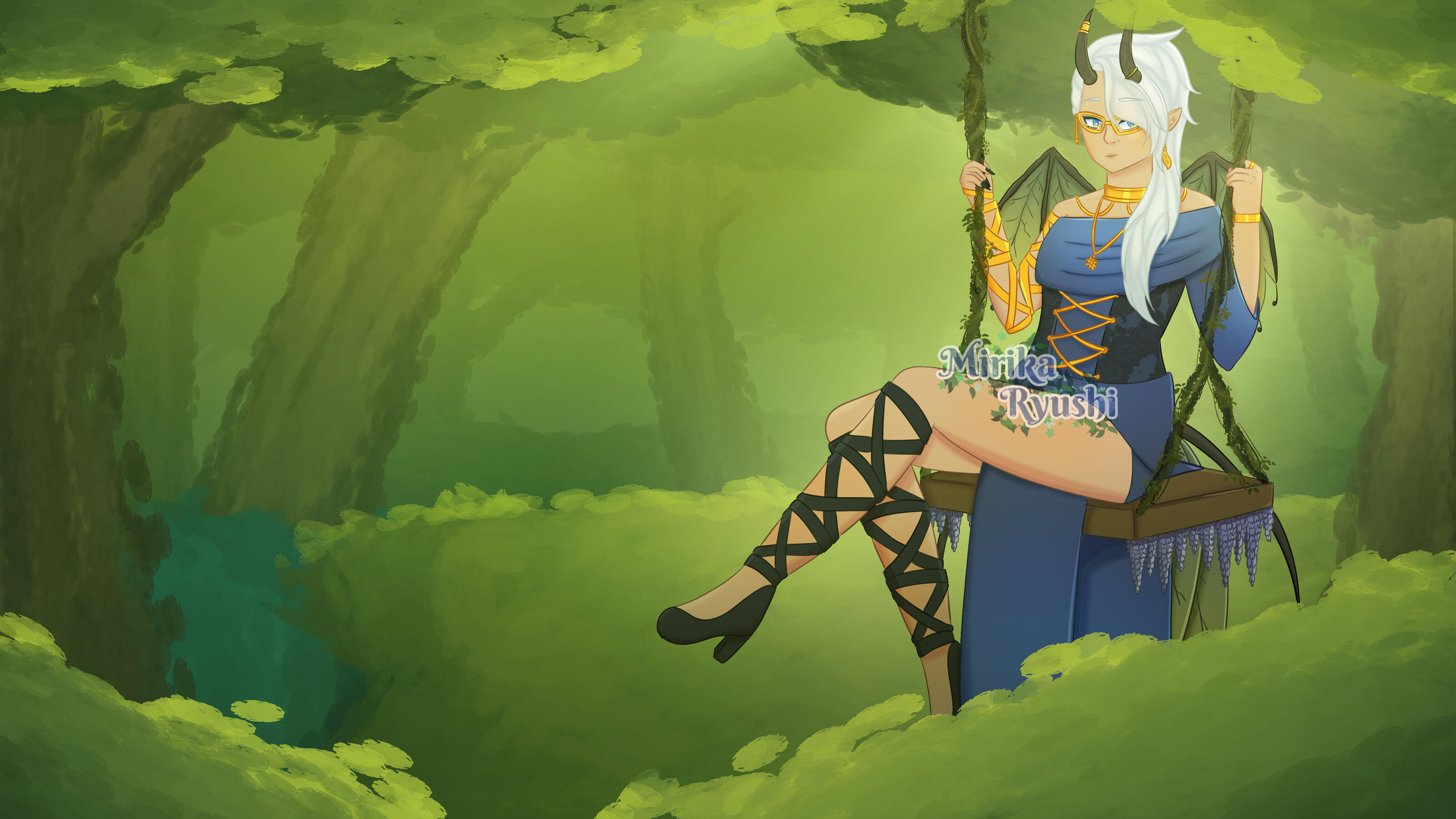 Mirika Ryushi Wallpaper (Free on Ko-Fi)